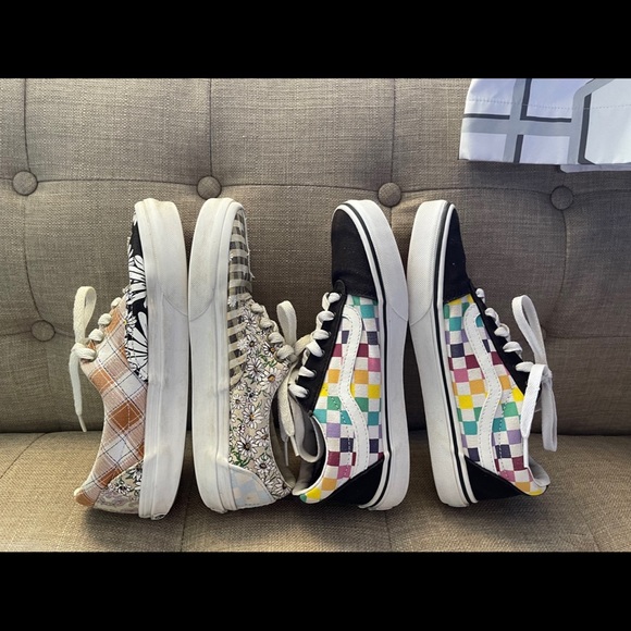 Vans patchwork & checkerboard size 6 - Picture 4 of 11